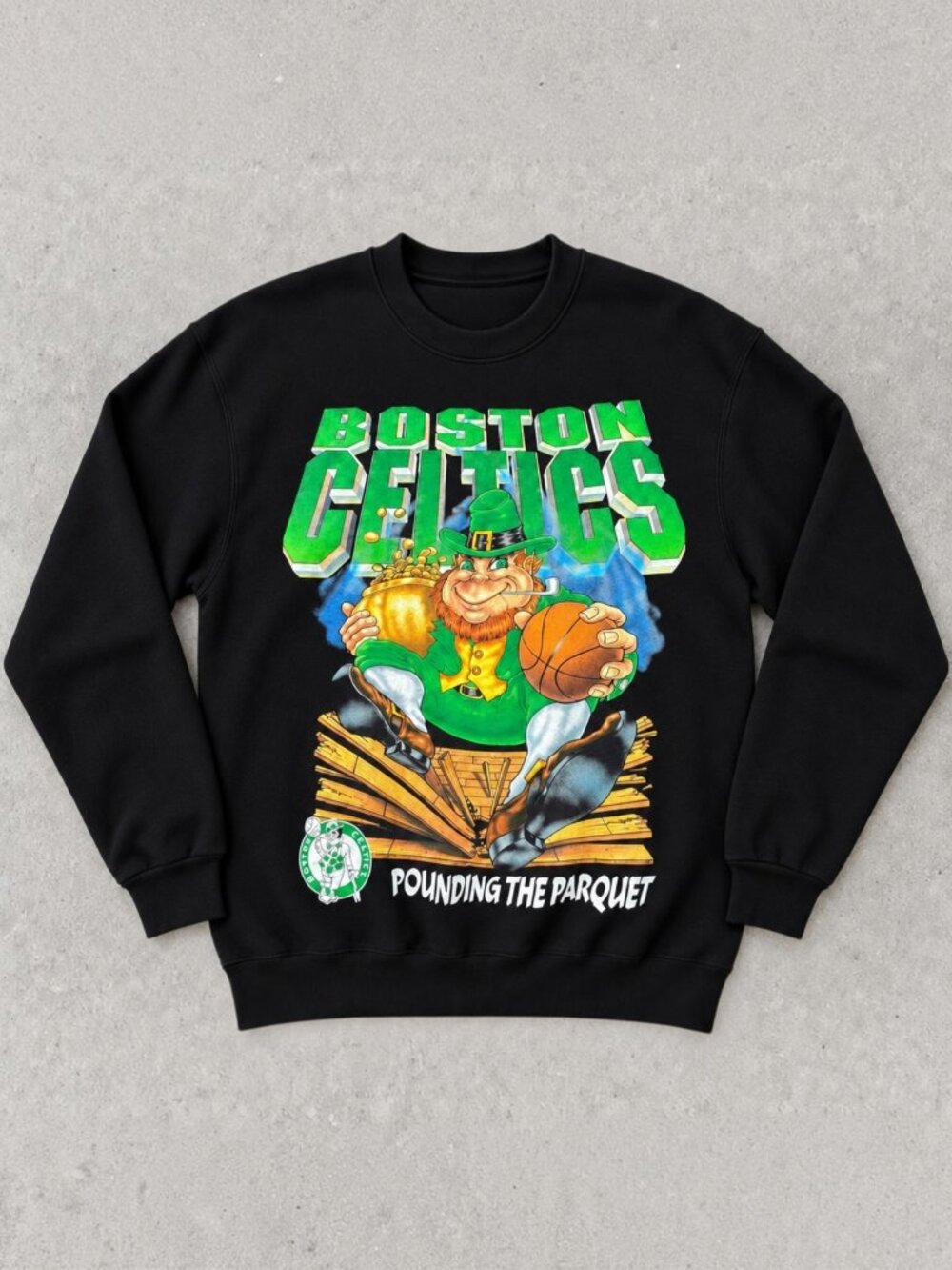 Gildan Boston Celtics Pounding the Parquet Black Sweatshirt